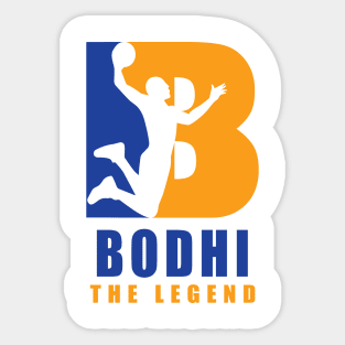 Bodhi Custom Player Basketball Your Name The Legend Sticker